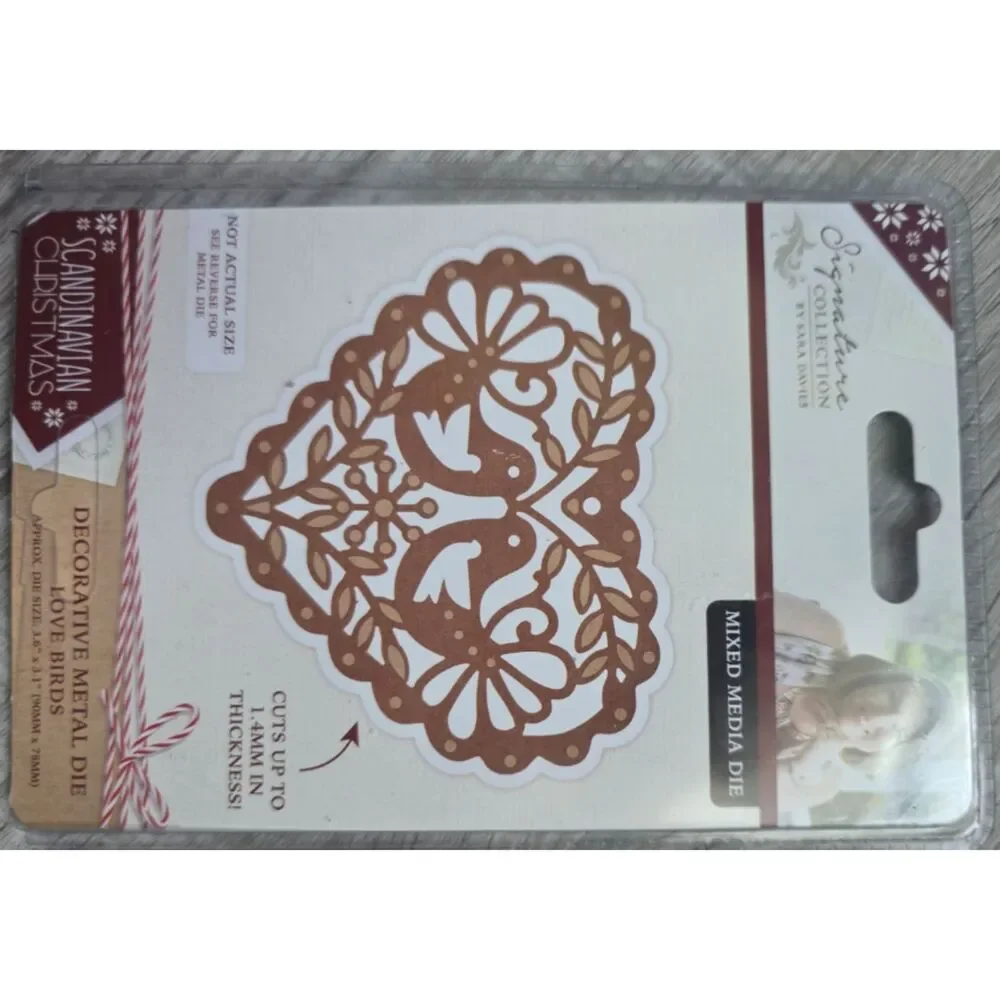 Spellbinders Shapeabilities Bird Song Die S2-152 Intricate Filigree Heart New